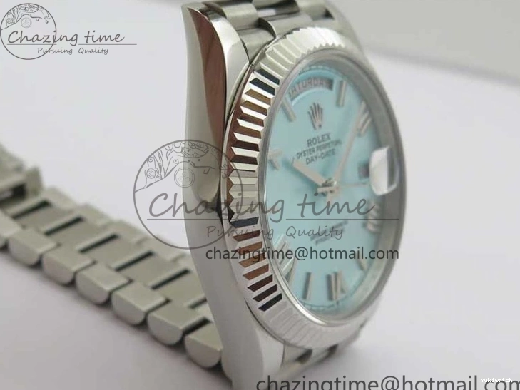 Day Tiffany Bp Maker on Best Dial Blue Roman 1:1 Bracelet 40 SS Edition SS A2836 Date 0408